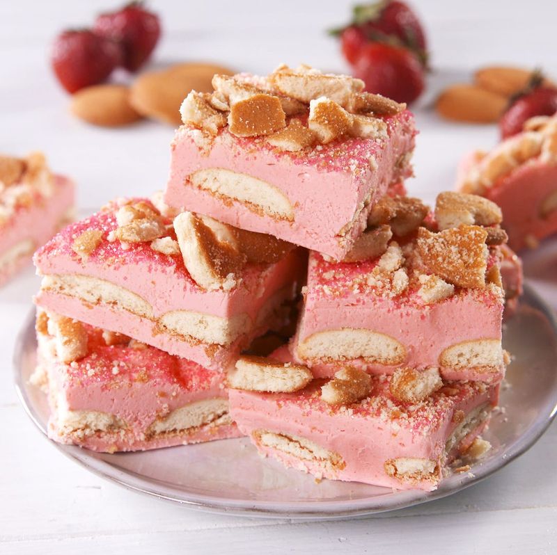 Strawberry Shortcake Fudge