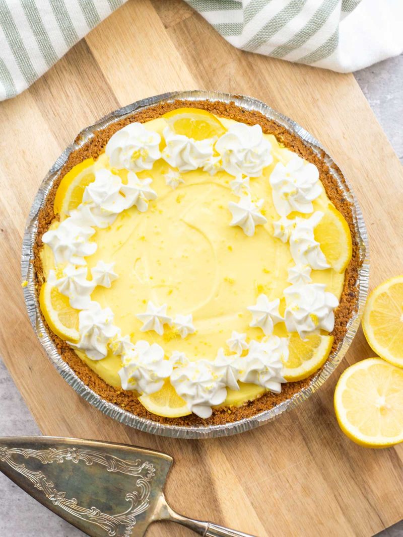 Lemon Basil Delight Pie