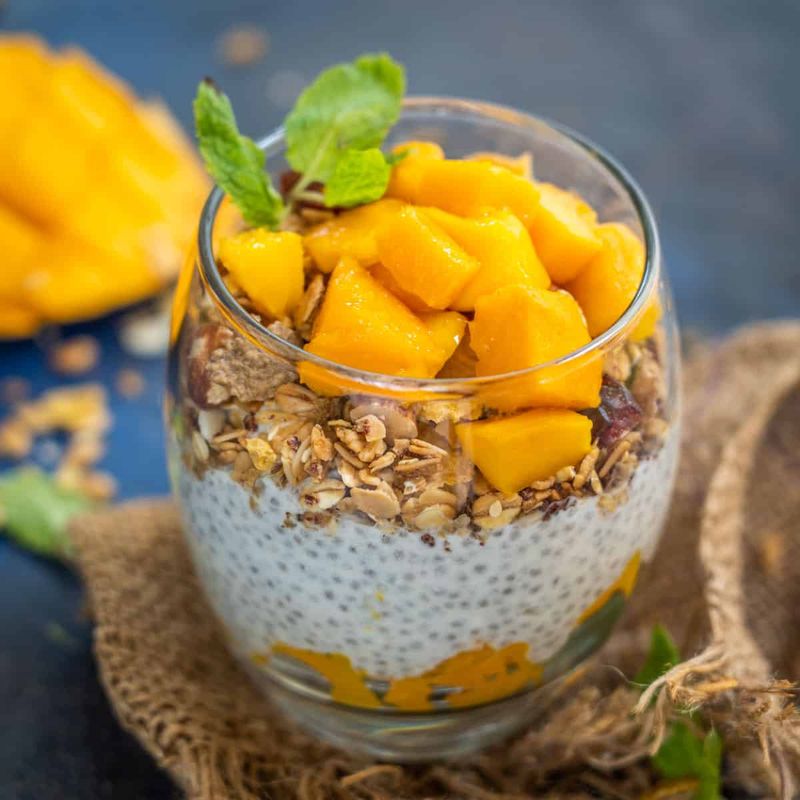 Chia Seed Pudding with Mango