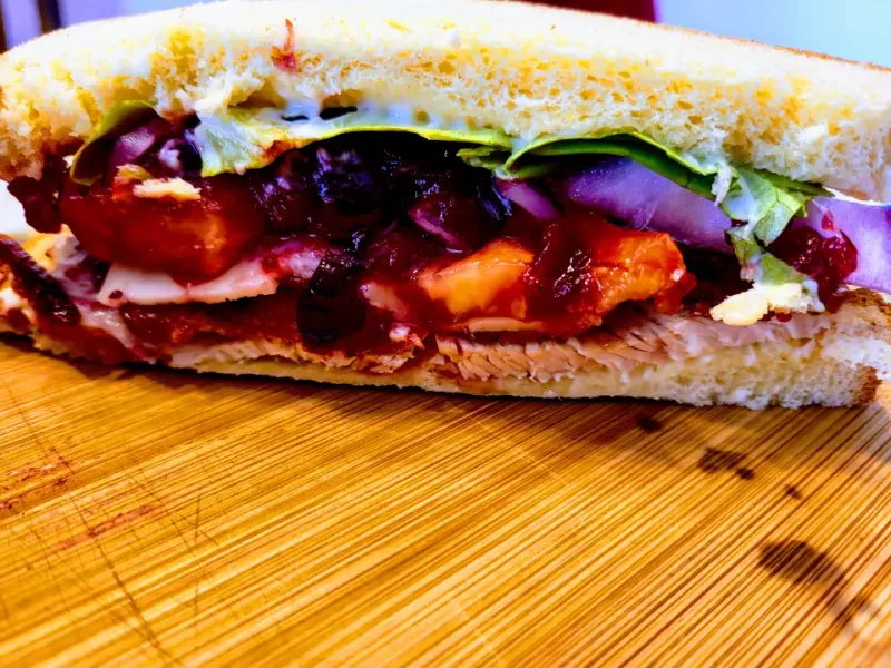 Turkey and Cranberry Sandwich