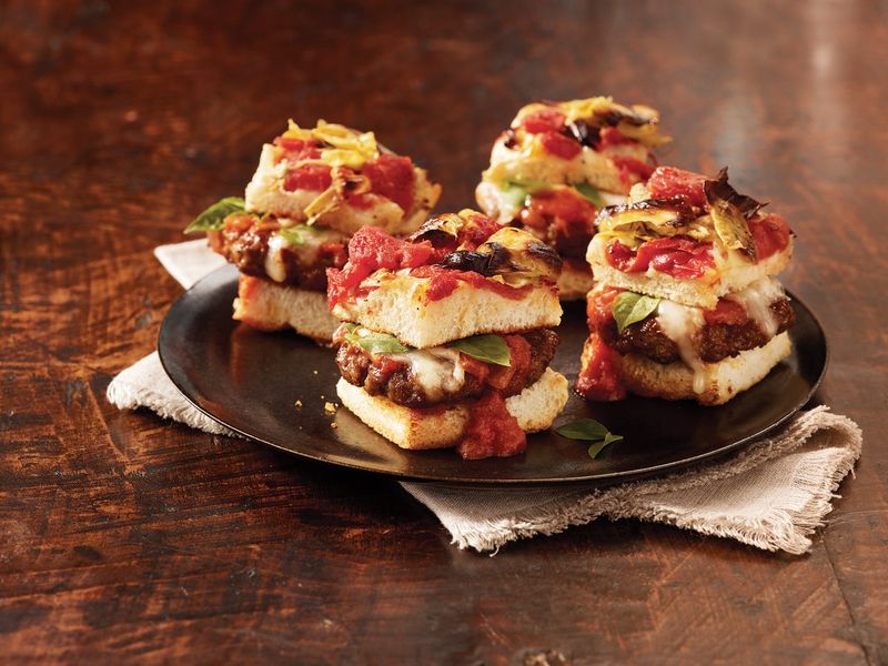 Meatball Marinara Sliders