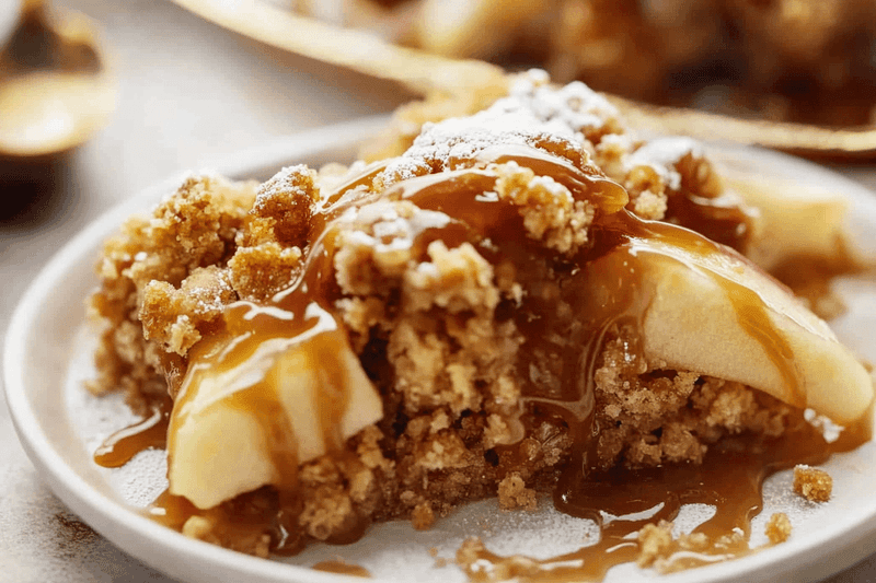 Caramel Apple Crisp