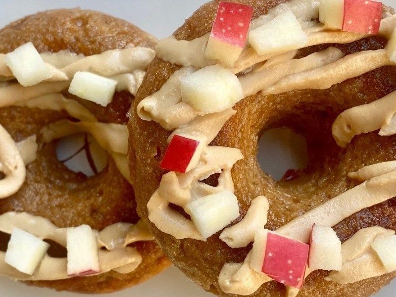 Caramel Apple Donuts