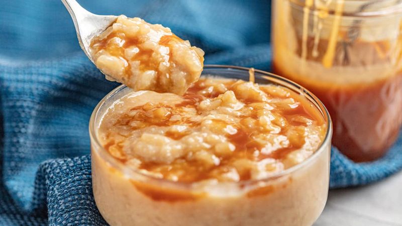 Caramel Apple Rice Pudding