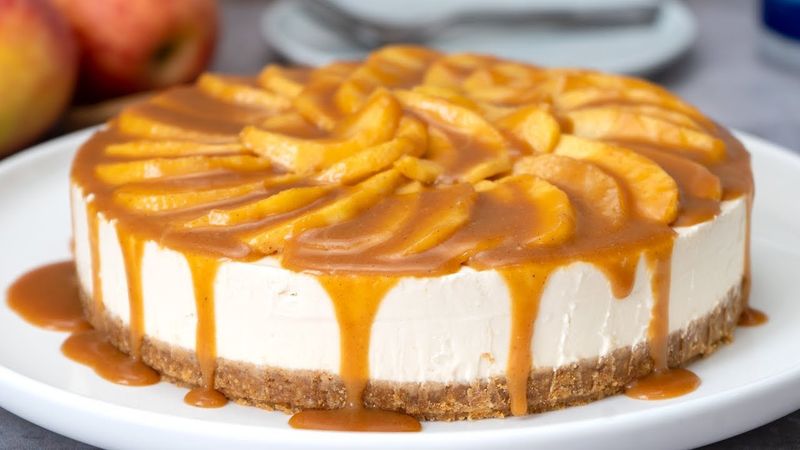 Caramel Apple Cheesecake
