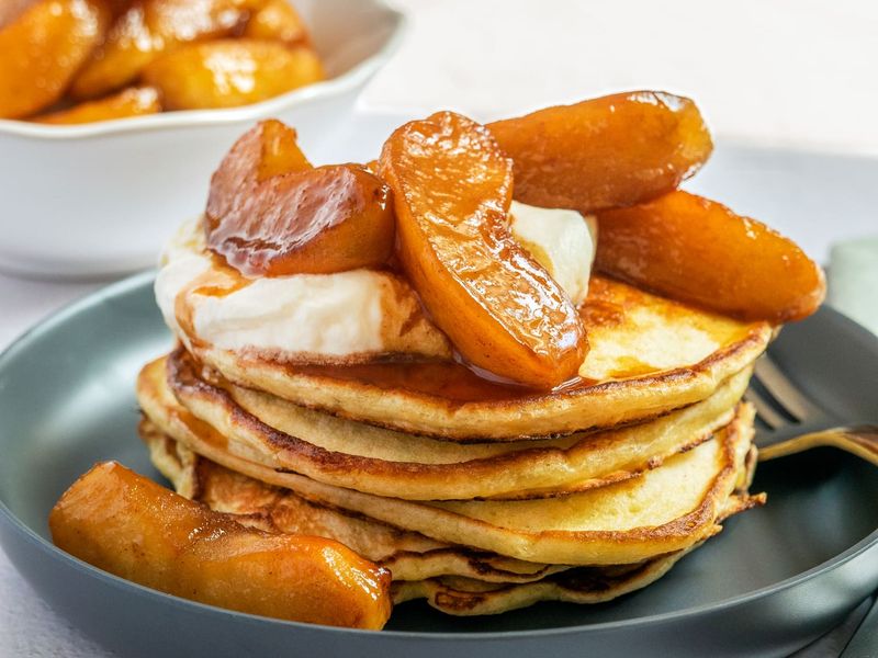 Caramel Apple Pancakes