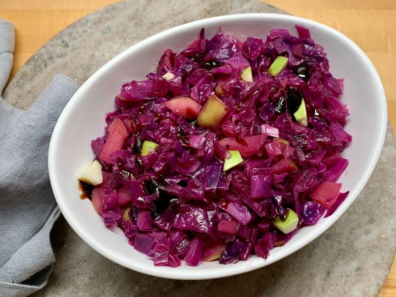 Sweet and Sour Red Cabbage