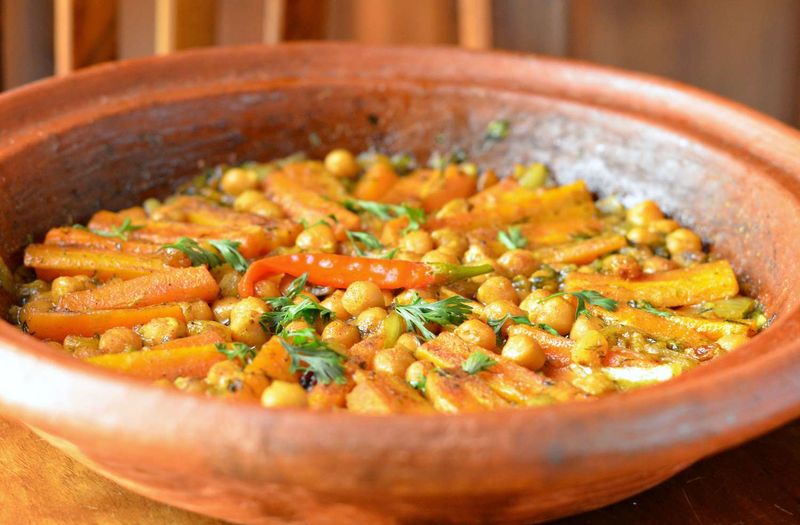 Spiced Carrot and Chickpea Stew
