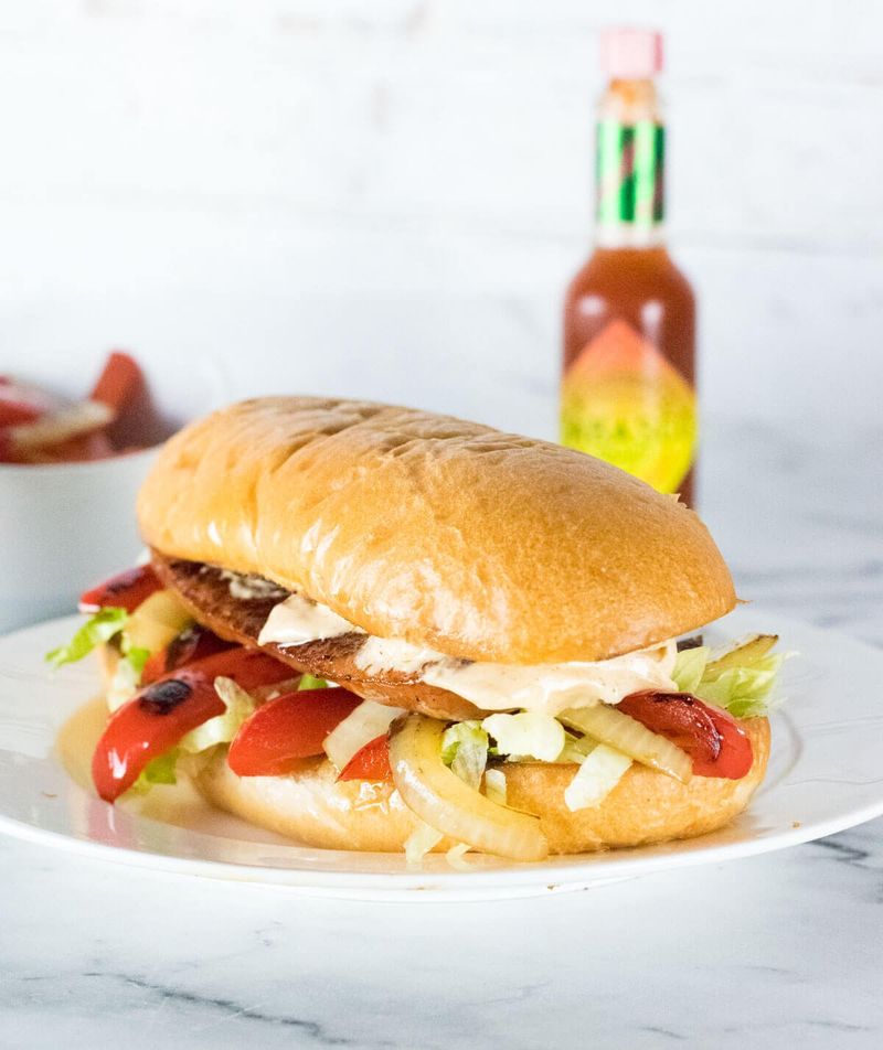 Turkey and Andouille Sausage Po' Boy