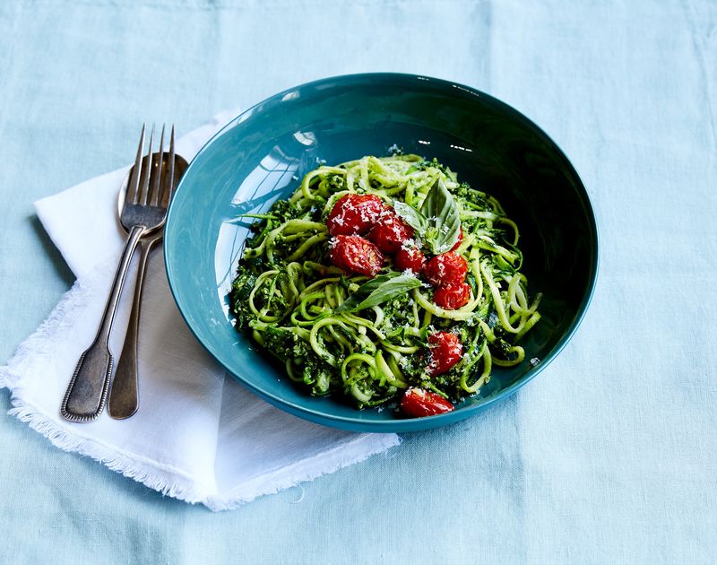 Zucchini Noodles with Pesto
