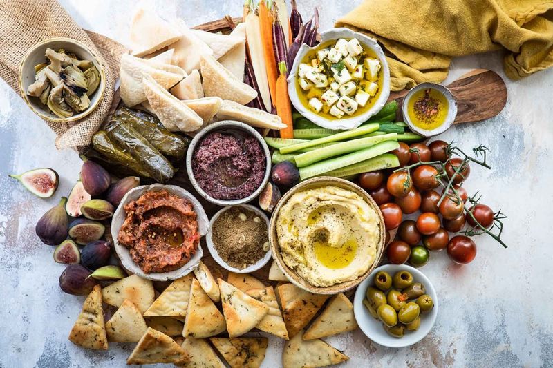 Mediterranean Hummus Platter
