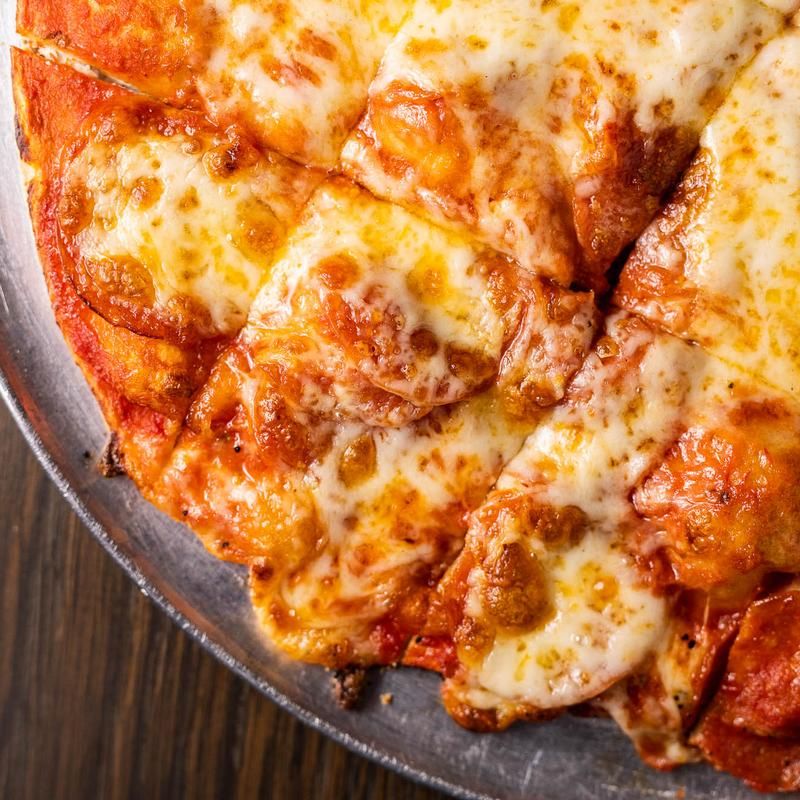 Wisconsin Brick Cheese Pizza – Wells Brothers Pizza – Racine