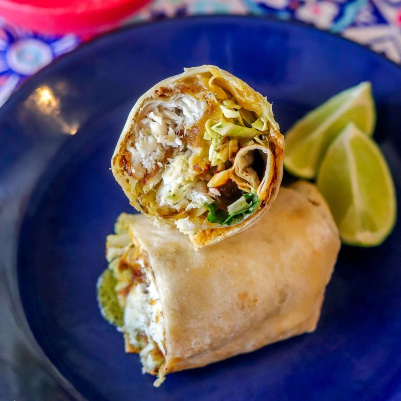 Fish Taco Burrito