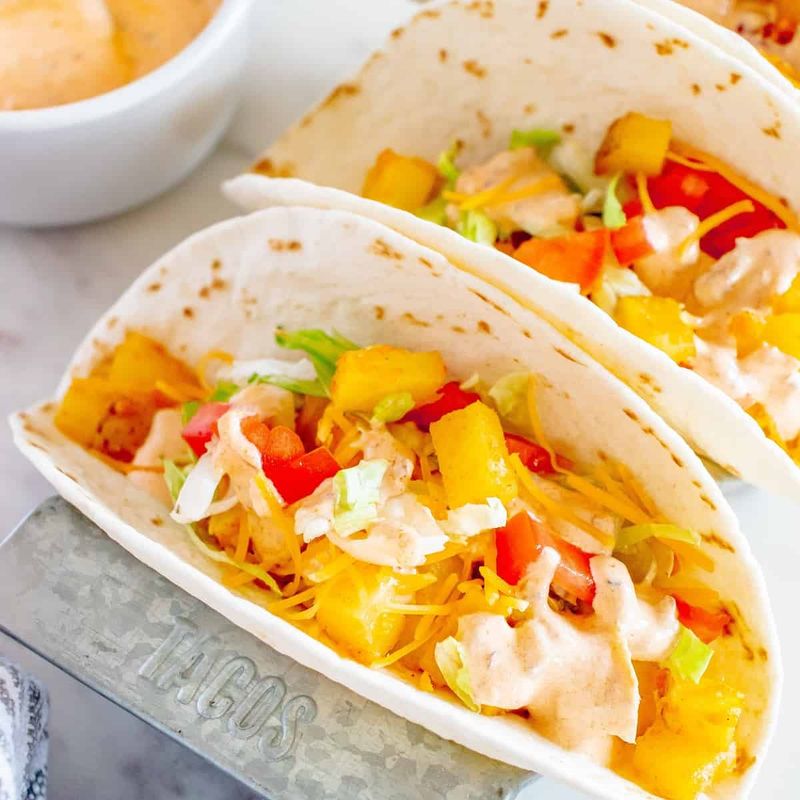Spicy Potato Soft Taco