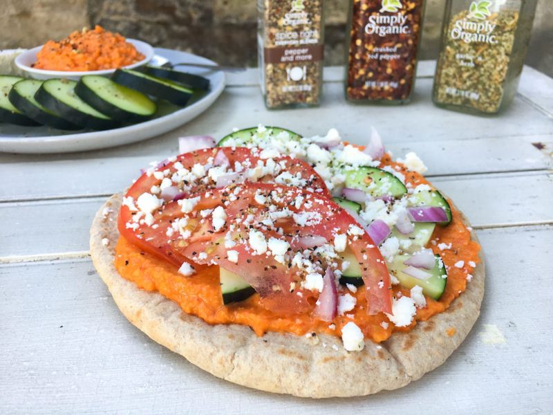 Mediterranean Veggie Pita