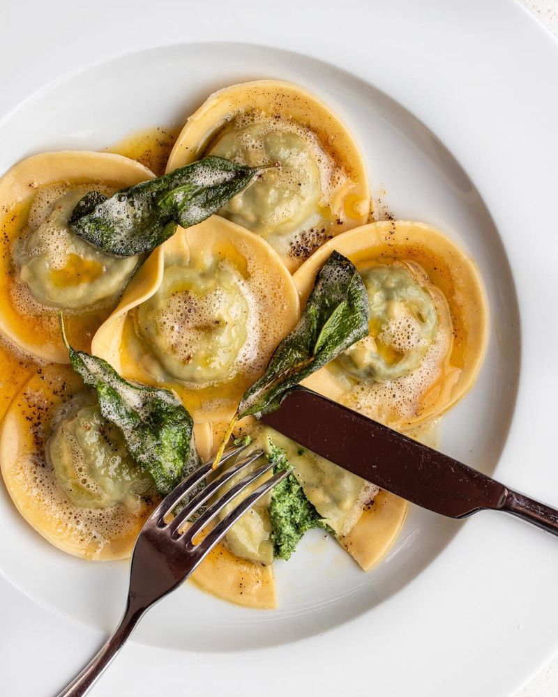 Spinach and Ricotta Ravioli Bowl