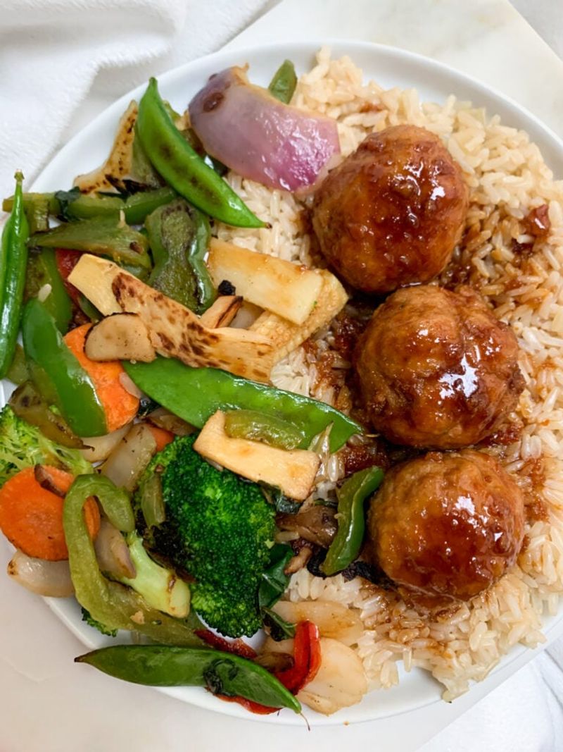 Turkey Meatball Stir Fry
