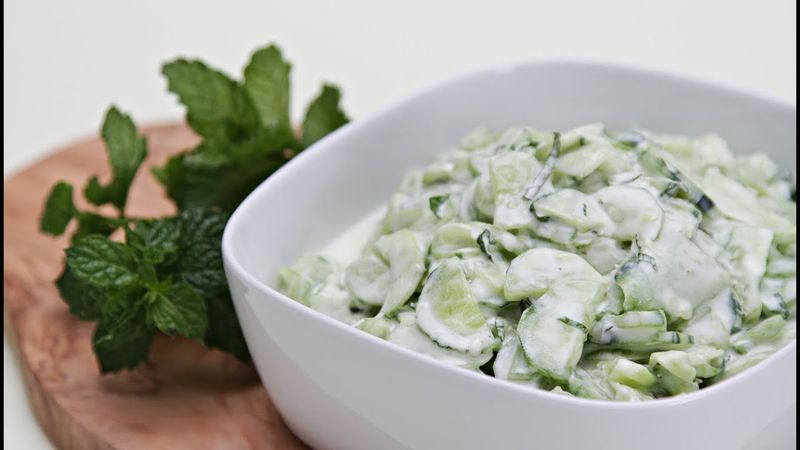 Cucumber Mint Yogurt Salad