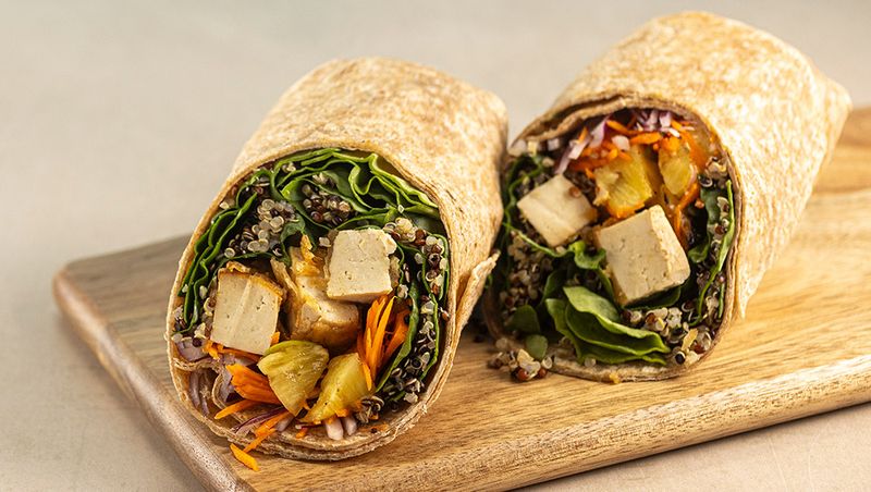 Teriyaki Tofu Burrito