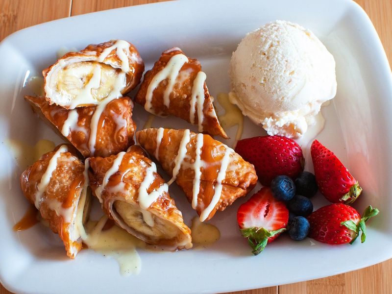 P. F. Chang's Banana Spring Rolls
