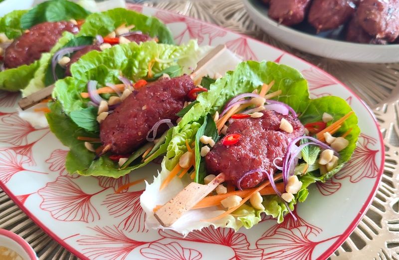Vietnamese Pork Meatballs (Nem Nuong)