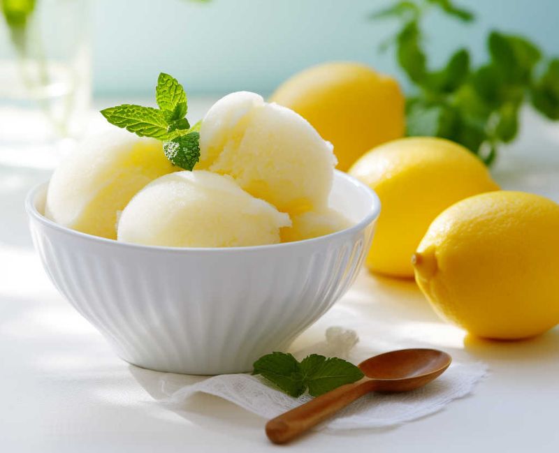 Lemon Sorbet Refresher