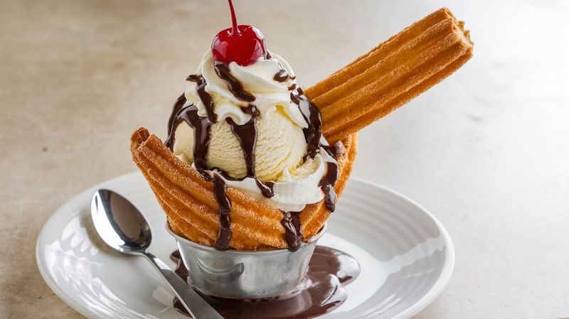 Churro Sundae
