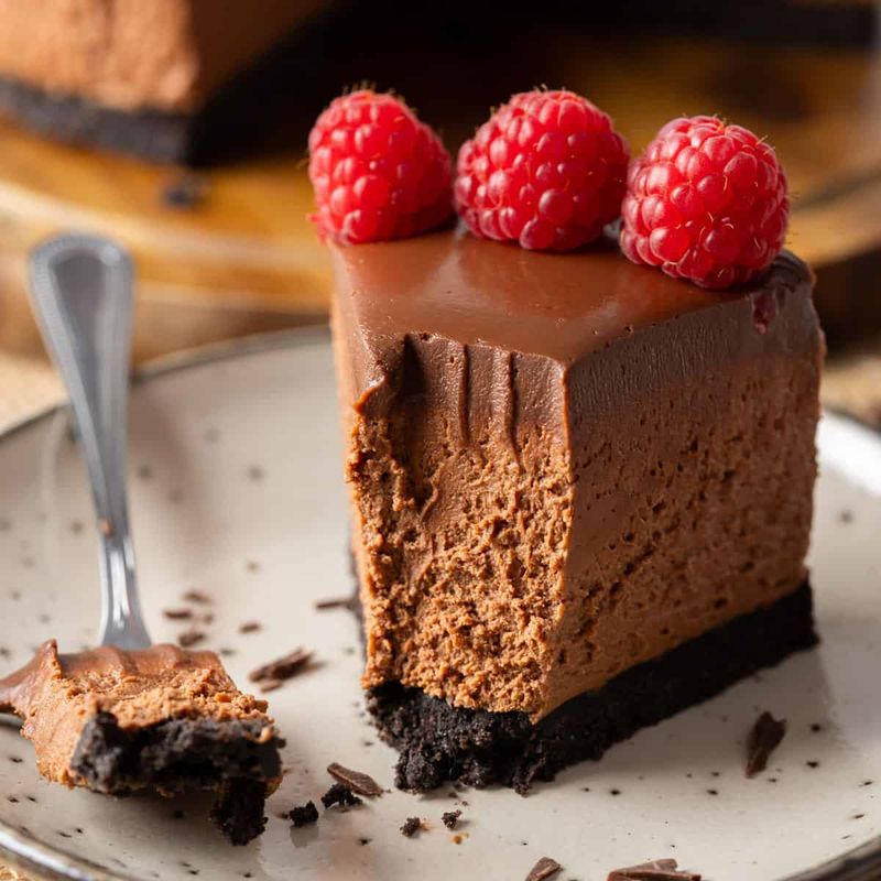 No-Bake Chocolate Cheesecake
