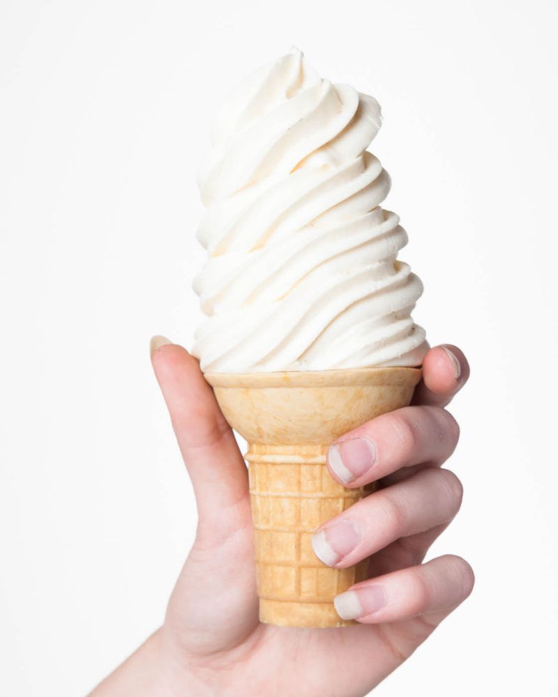 Vanilla Soft Serve Cone