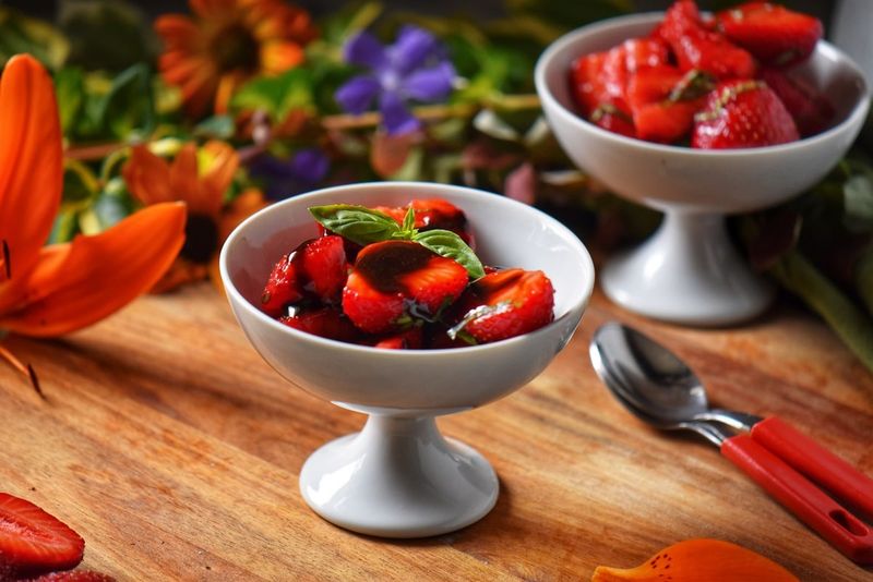 Strawberries and Balsamic Vinegar