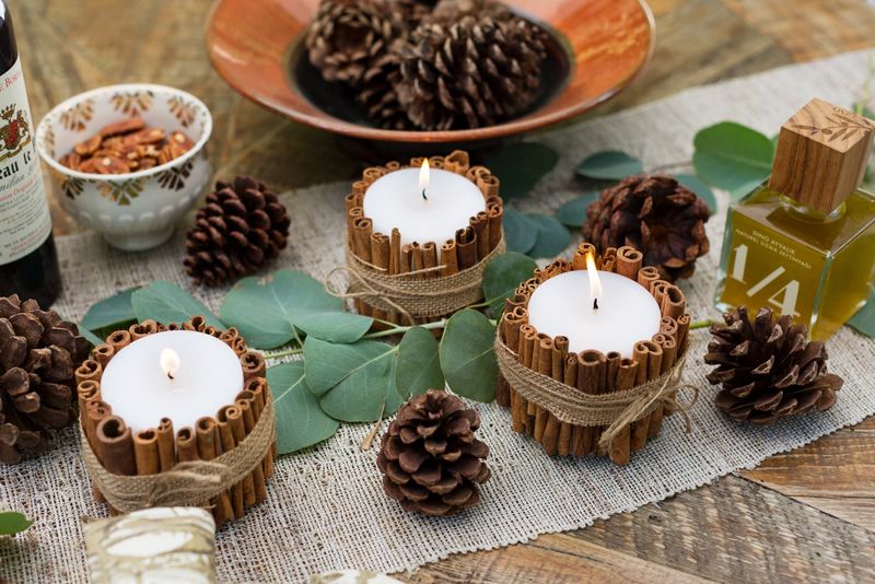 Cinnamon Stick Candles