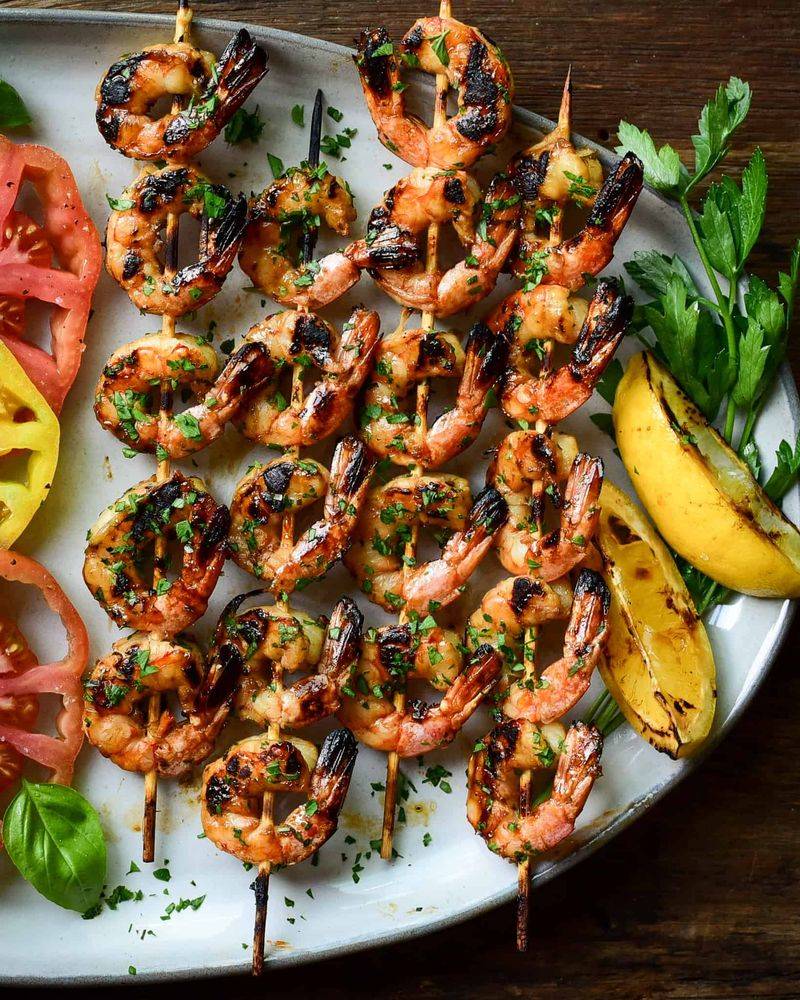 Spicy Grilled Shrimp Skewers