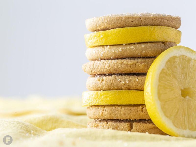 Lemon Cornmeal Cookies