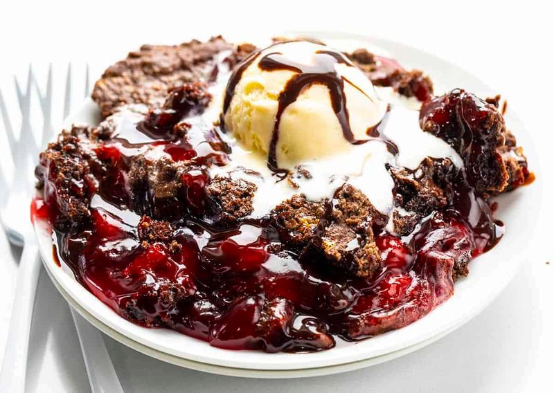 Chocolate Cherry Dump Cake