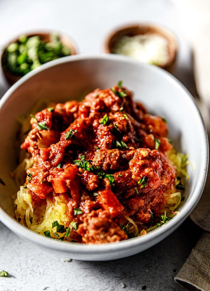 Spaghetti Squash Bolognese
