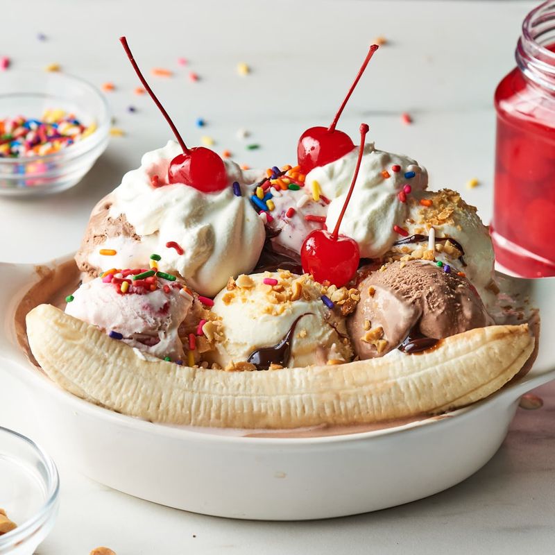 Banana Split Sundae