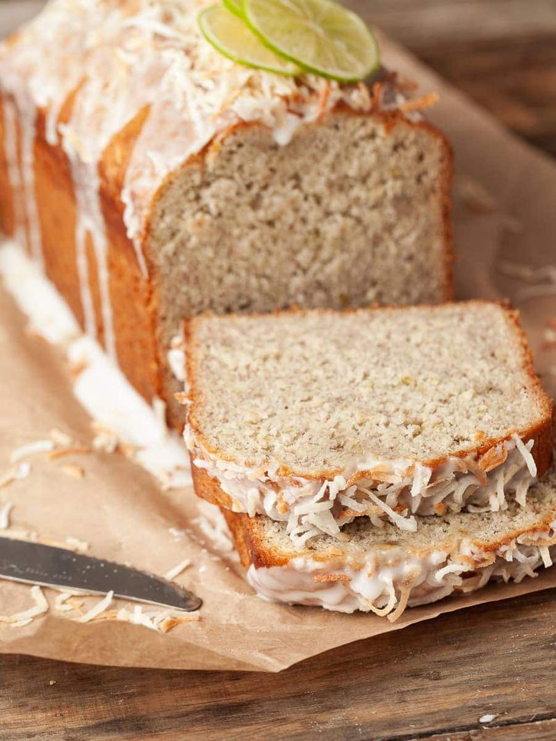 Coconut Vanilla Banana Bread