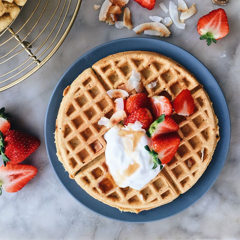 Coconut Vanilla Waffles