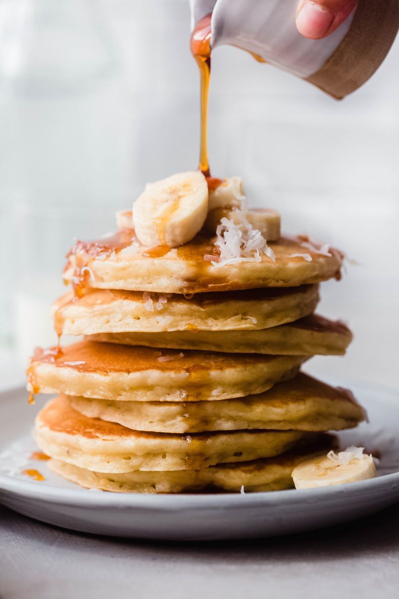 Coconut Vanilla Pancakes