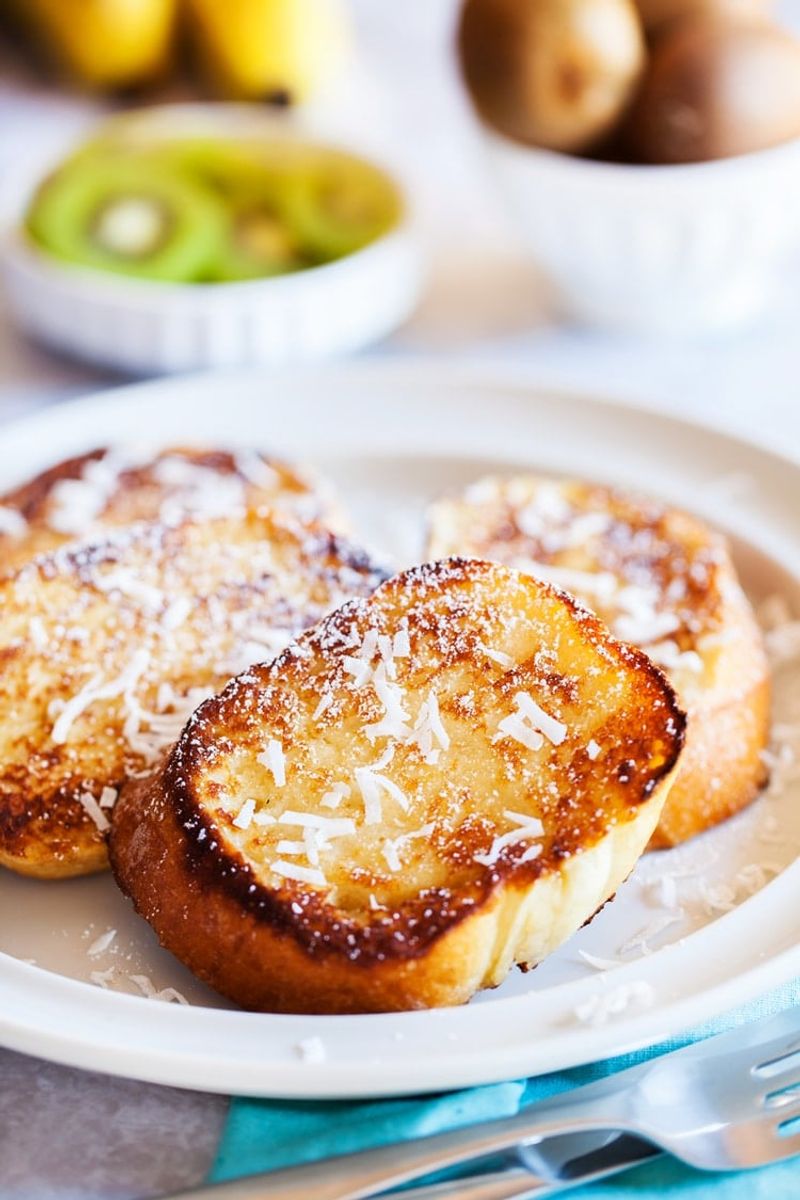Coconut Vanilla French Toast