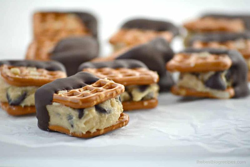 Cookie Dough Pretzel Bites