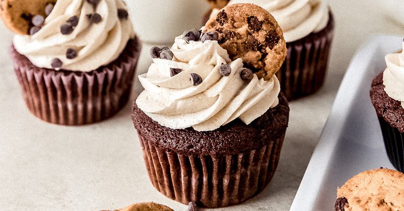Cookie Dough Cupcakes