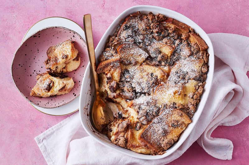 Cookie Dough Bread Pudding