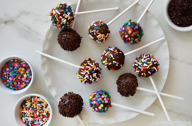 Cookie Dough Lollipops