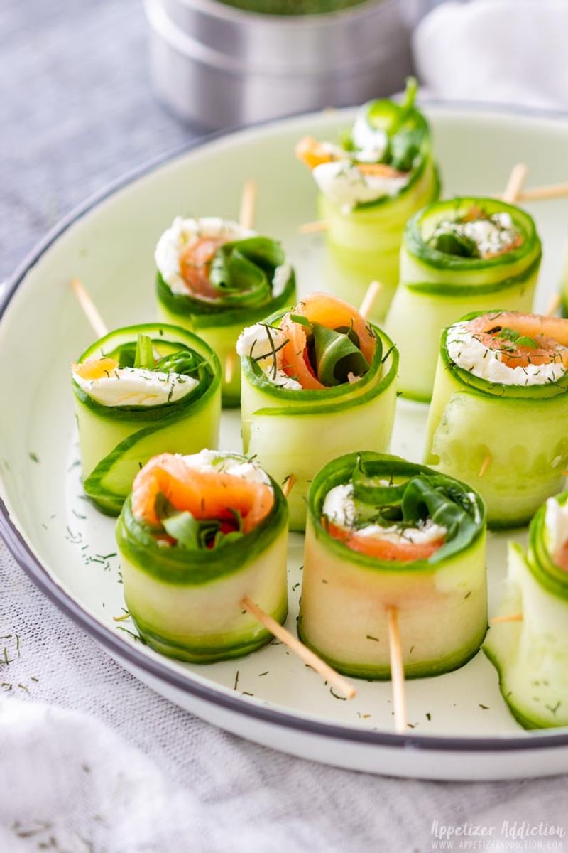 Smoked Salmon Cucumber Sandwiches