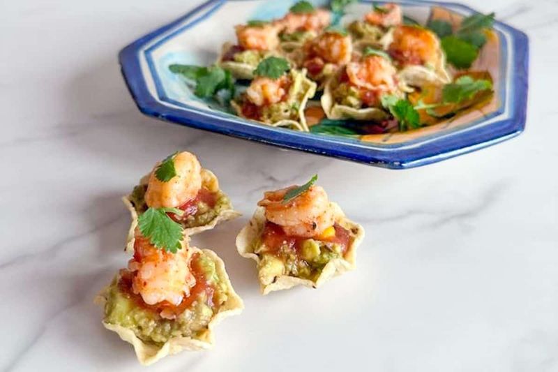 Zesty Lime Guacamole Cups