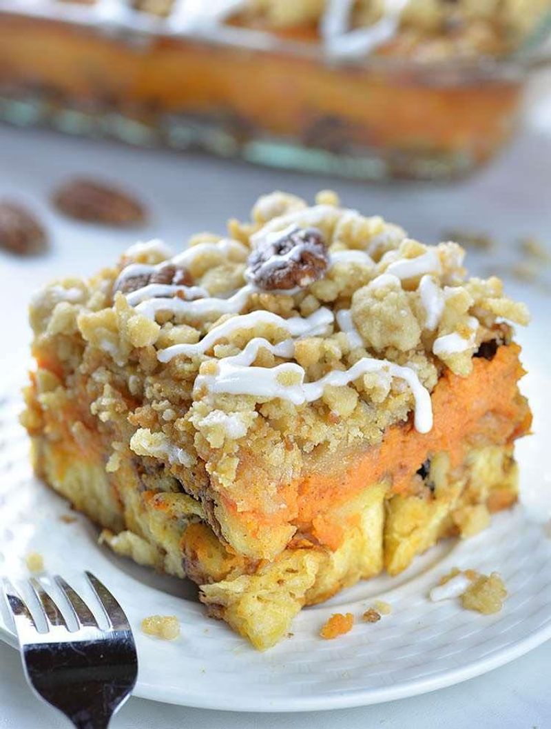 Pumpkin Spice Breakfast Casserole