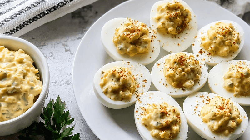 Cottage Cheese Deviled Eggs