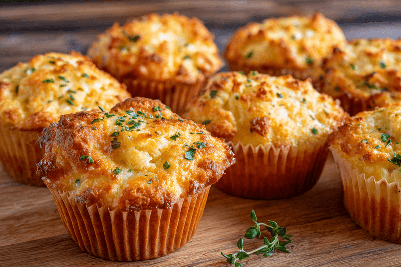 Savory Cottage Cheese Muffins