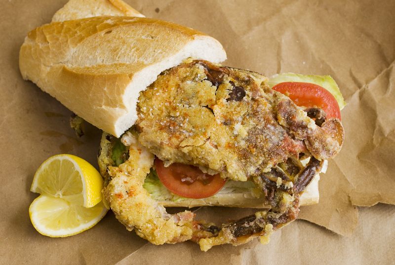 Soft Shell Crab Po' Boy